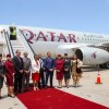 H Qatar Airways προσγειώνεται για πρώτη φορά στο αεροδρόμιο της Μυκόνου